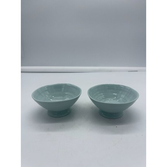 Set of Two Sophie Conran for Portmeirion Celadon Small Prep Bowls Dip Dish - Picture 1 of 5